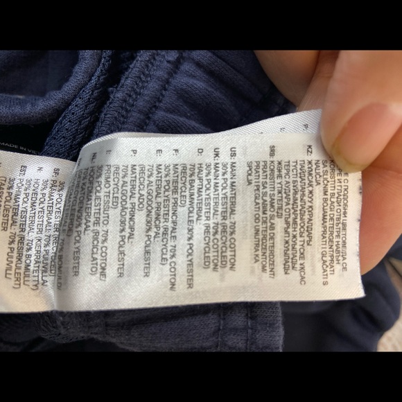 Adidas blue skinny jogger sweats - Picture 9 of 9